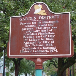 Garden District Sign 1